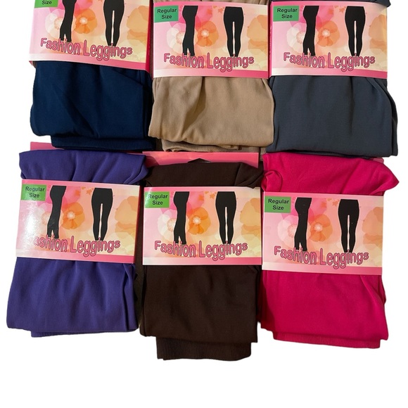 Gray High Waisted Fashion Leggings regular Size - NWT - Picture 4 of 5